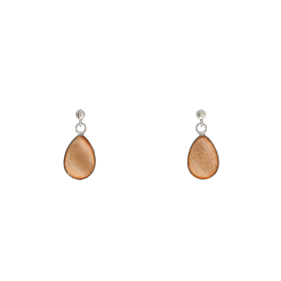 LARME DE JOIE TEAR DANDLE DROP XS EARRINGS - M216 - in Circle Box
