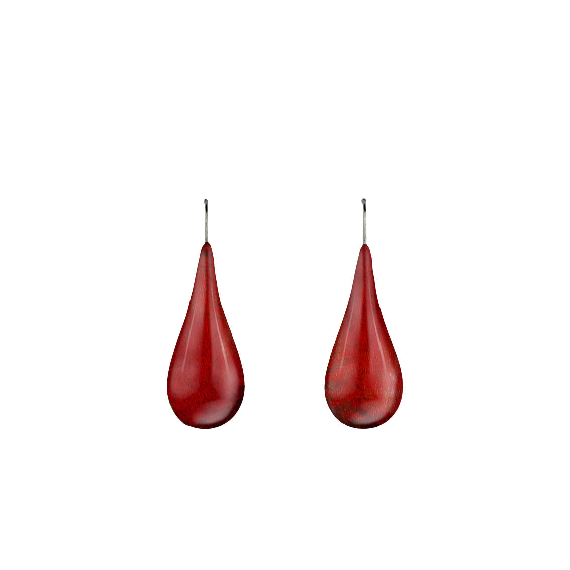 LARME DE JOIE TEAR DROP LARGE DANGLE EARRINGS - F055