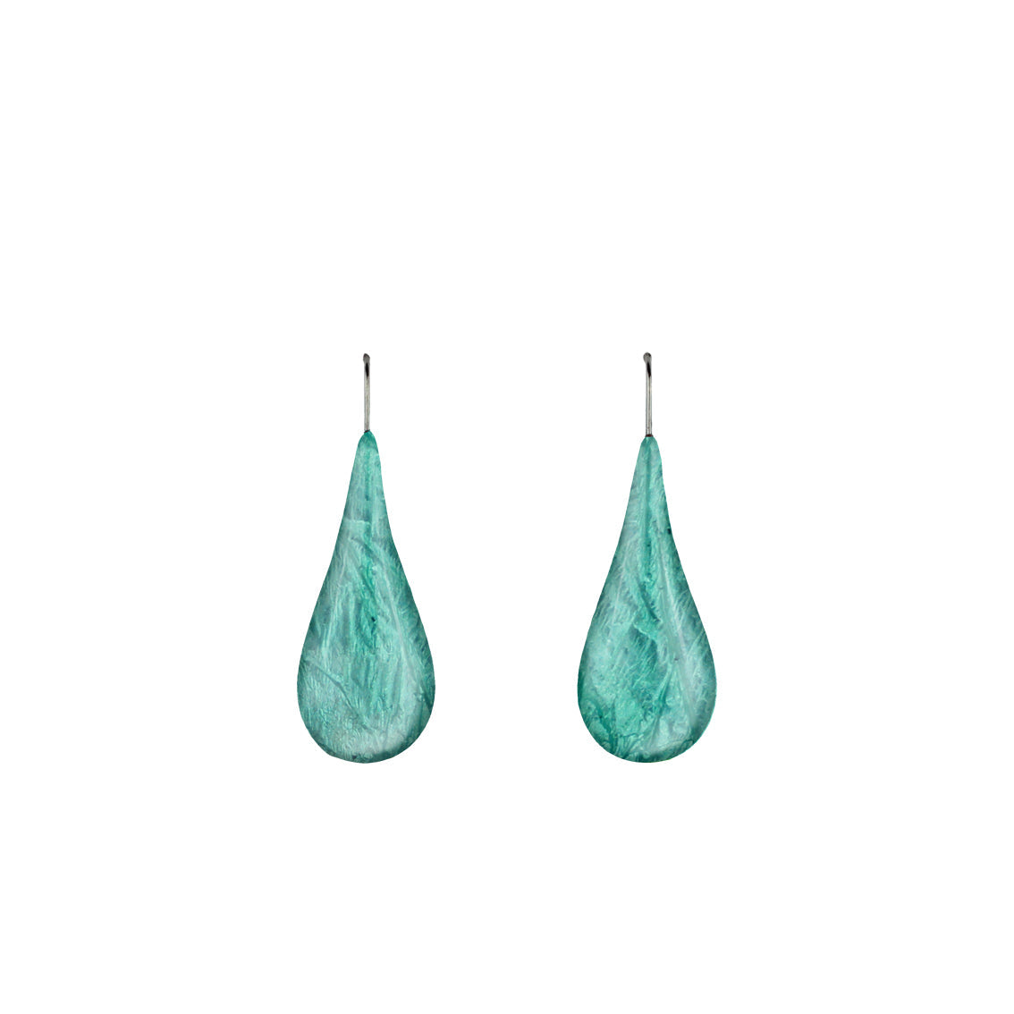 LARME DE JOIE TEAR DROP LARGE DANGLE EARRINGS - F055