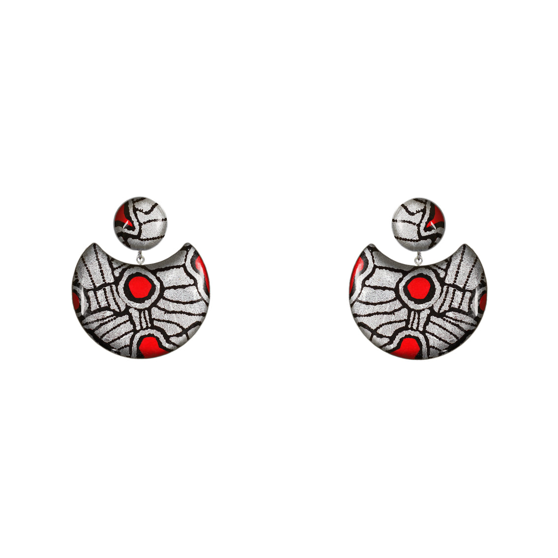 AMELIA MOON ECLIPSE MEDIUM STATEMENT EARRINGS - ST007