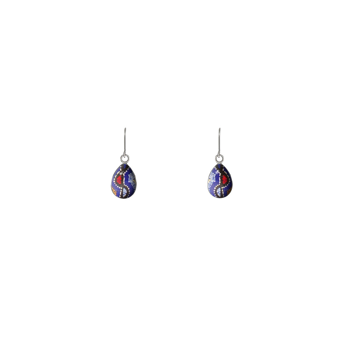 OTTO STAR BLUE XS DROP EARRINGS - SD482S - on Satchel