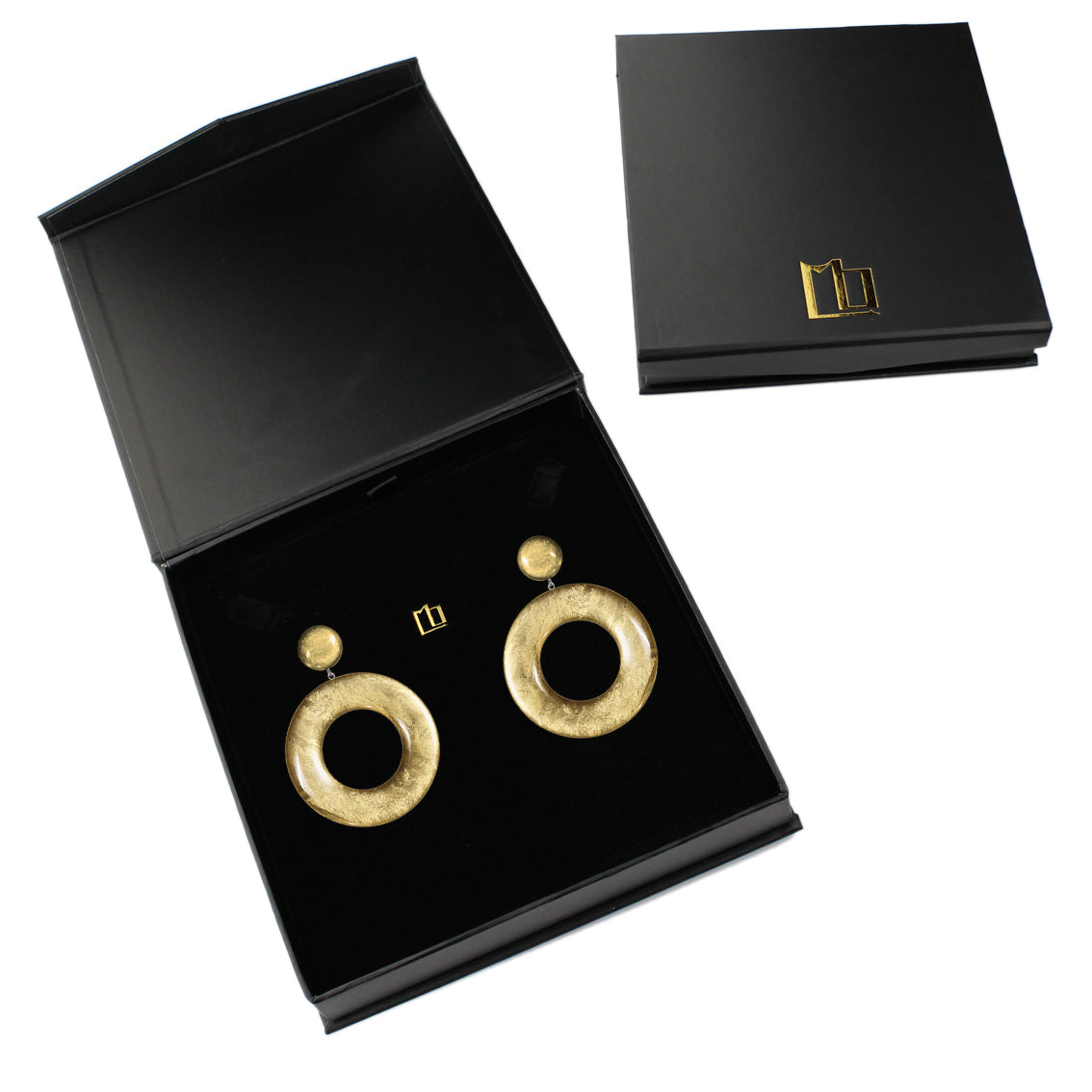 ASTRE OPEN CIRCLE LARGE STATEMENT EARRINGS - ST050