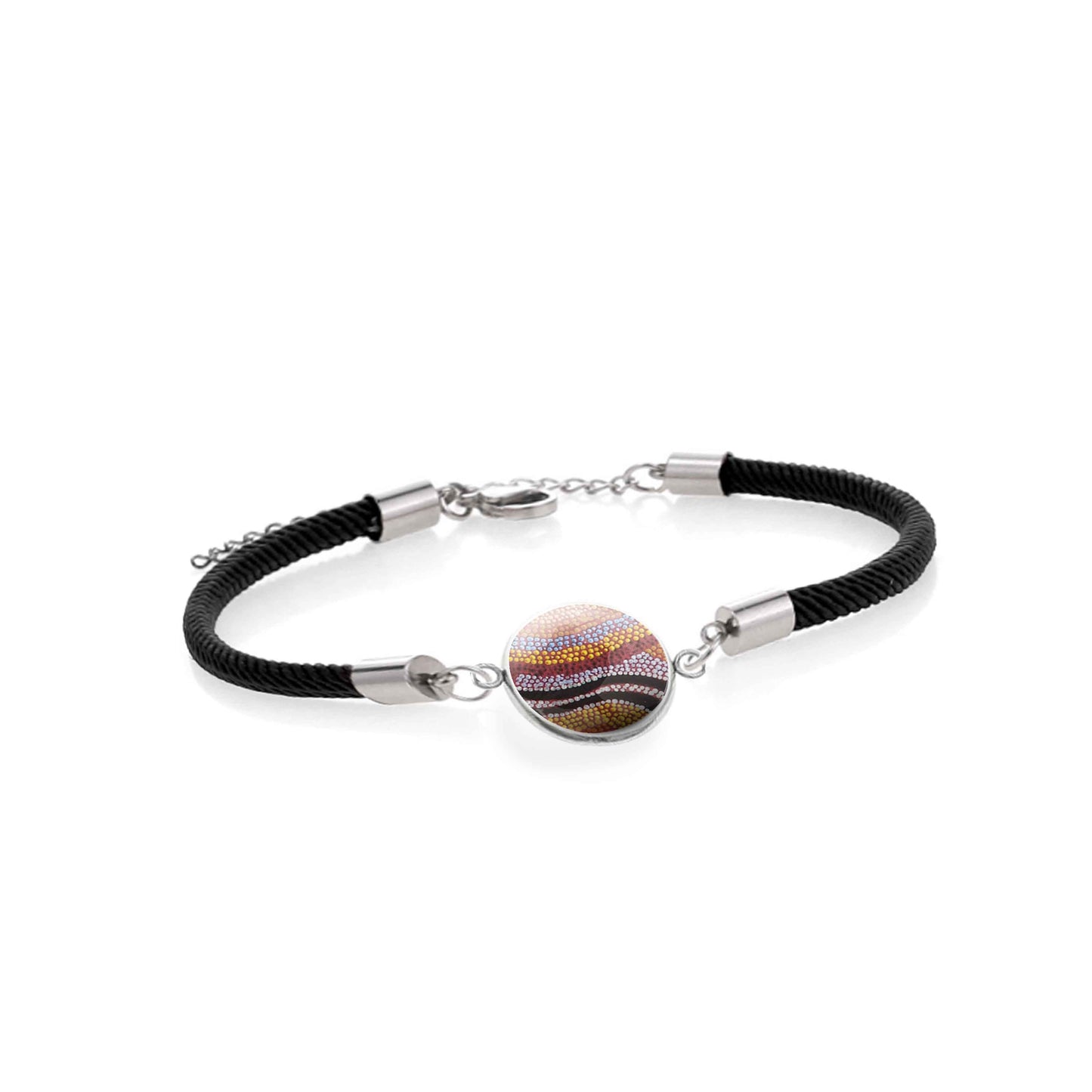 STAR ORANGE CORD BRACELET - B141