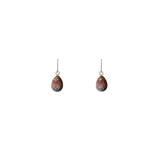 PAULINE GALLAGHER DANDLE XS DROP DESERT EARTHY COLORS EARRINGS - SD388S - on Satchel