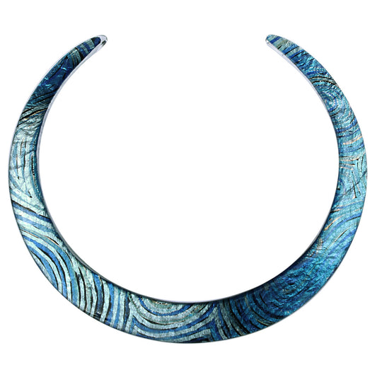 PAULINE GALLAGHER MINA BLUE ADJUSTABLE FITTED NECKLACE - SD057