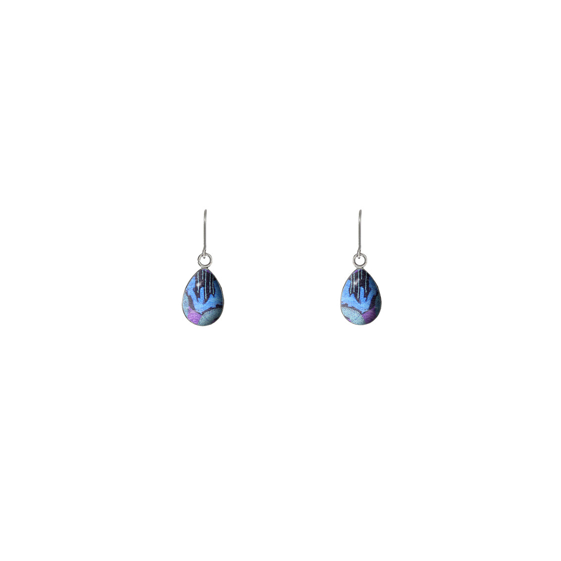 DANGLE XS DROP PAULINE EMU DREAMING BLUE EARRINGS - SD387 - in Circle Box