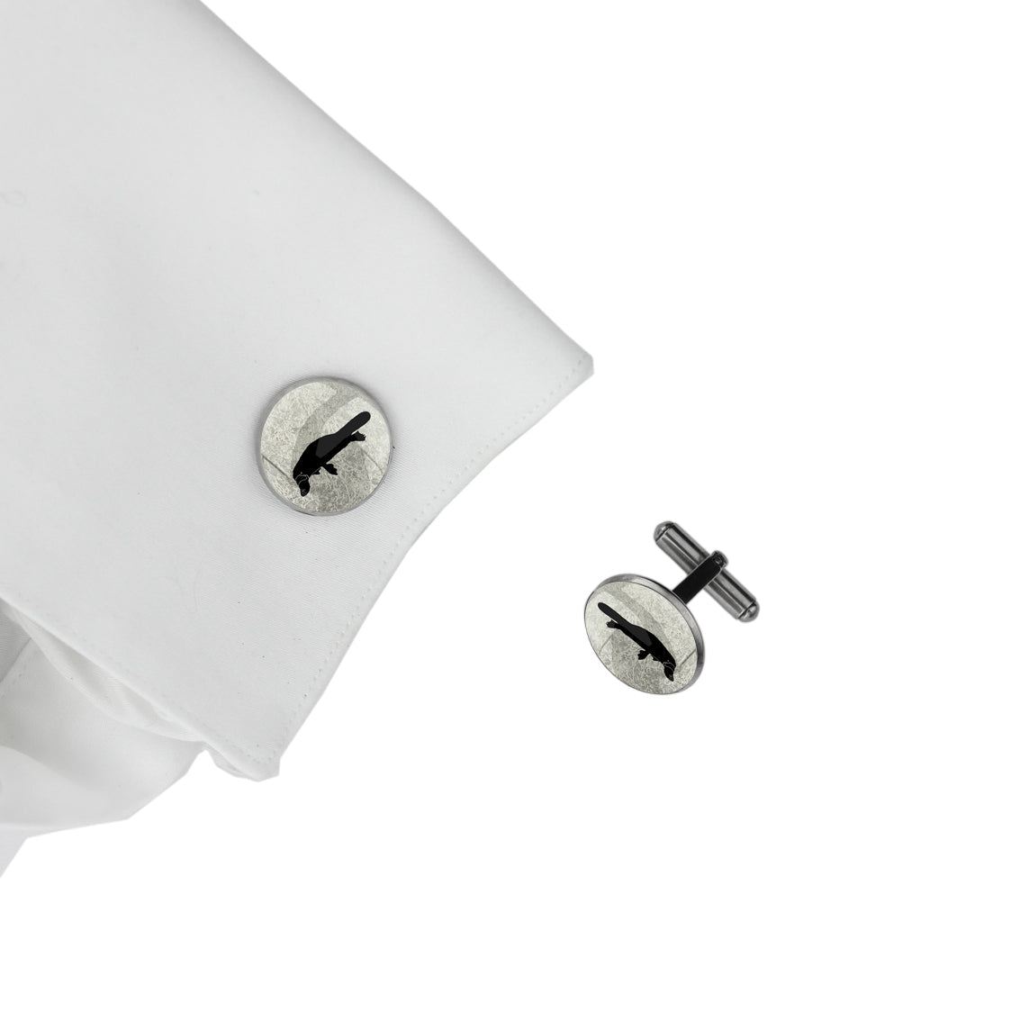 PLATYPUS CIRCLE ELEGANT CUFFLINKS - MFY180