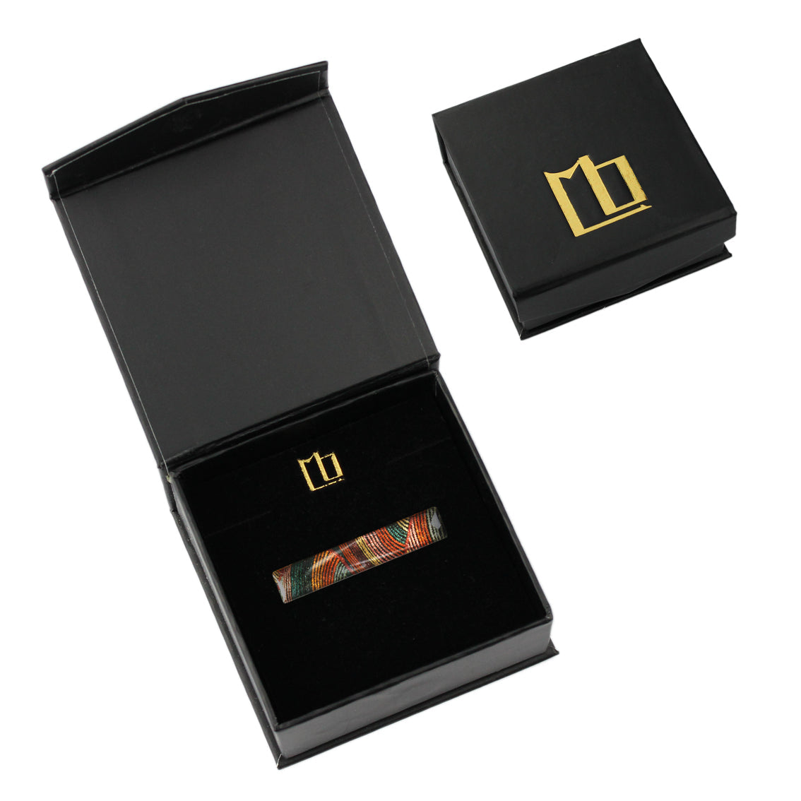 SELINA ORANGE ELEGANT TIE-CLIP - SD039