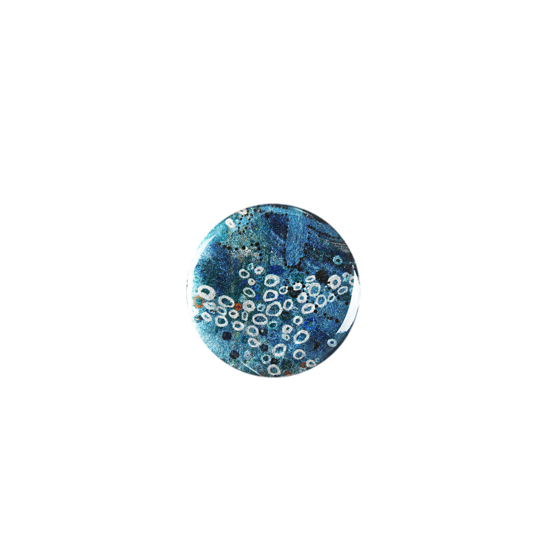 BRUSH BLUE STATEMENT ADJUSTABLE RING - SD170