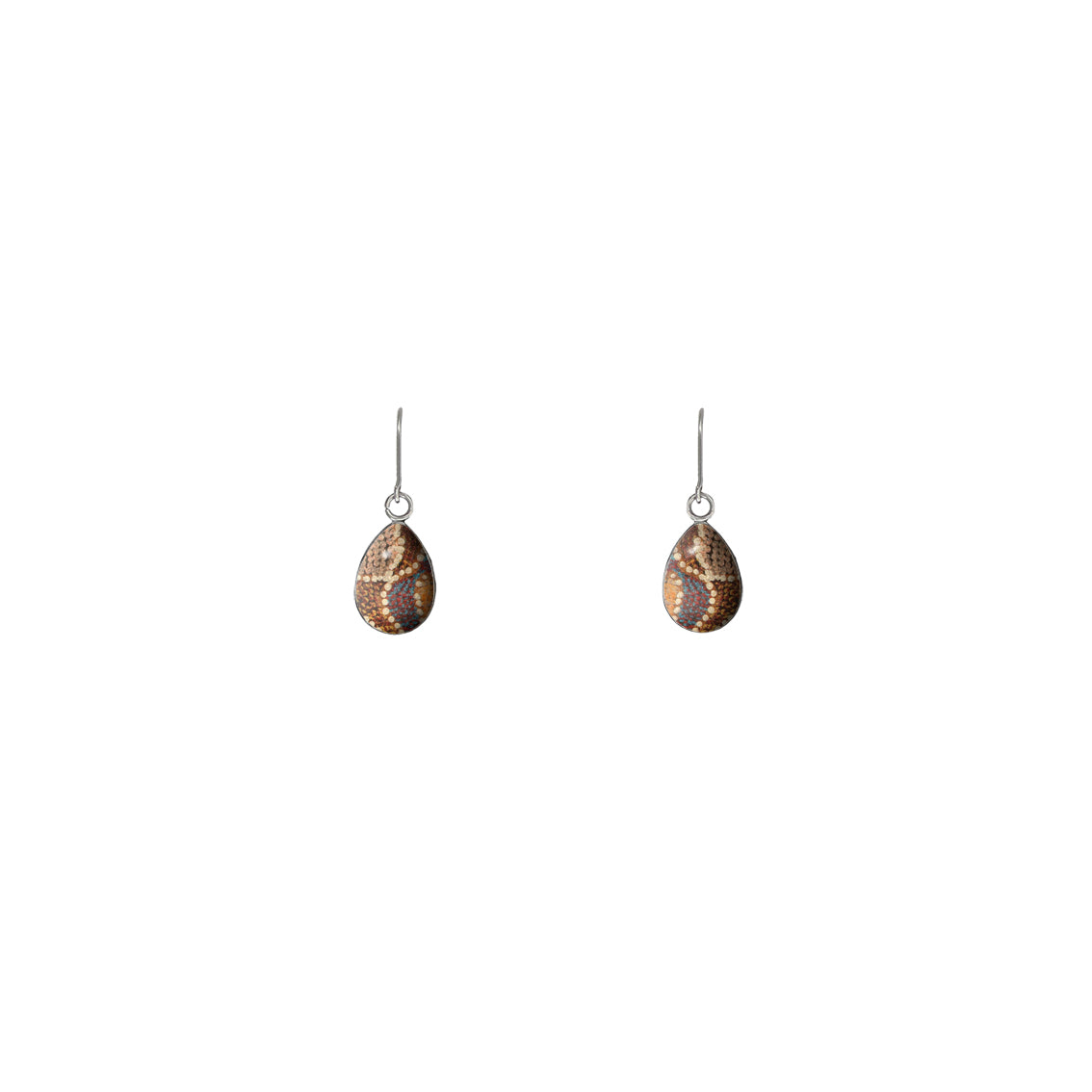 DANDLE XS DROP TESS ORANGE EARRINGS - SD392 - in Circle Box