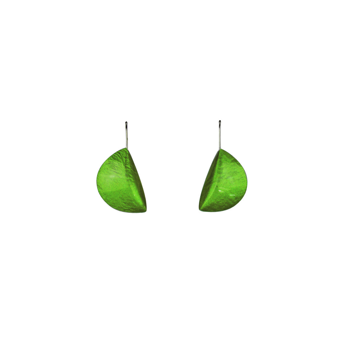 VIRGULE DANGLE HALF MOON SHAPE EARRINGS - F101