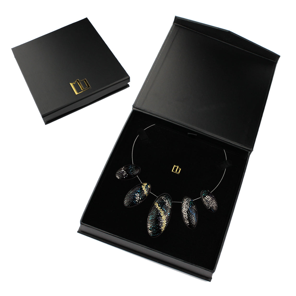 WENDY BLACK ADJUSTABLE NECKLACE - SD138