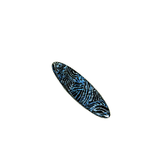 WENDY BLUE STATEMENT BROOCH  - SD124